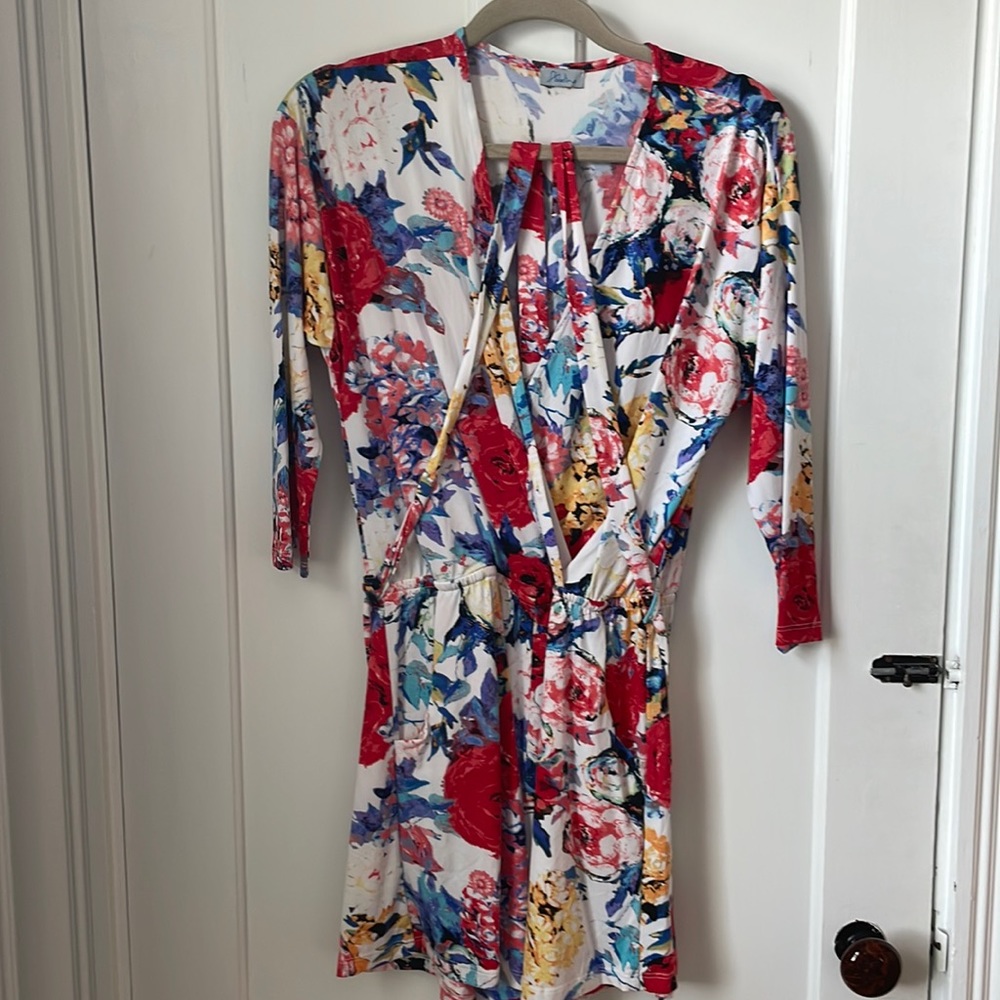 3/4 sleeve romper